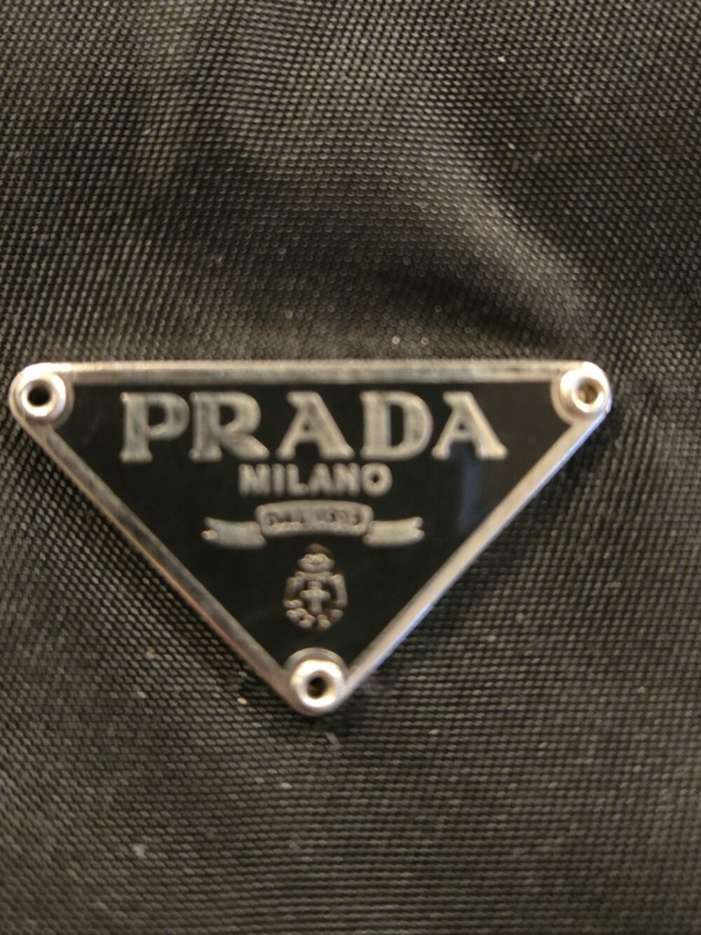 PRADA BLACK COSMETIC DRAWSTRING BAG - Picture 6 of 10